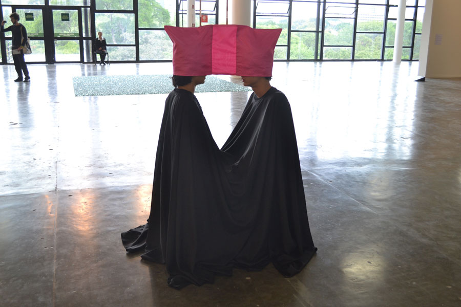 James Lee Byars: Two in a Hat
