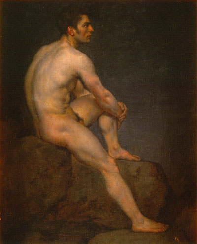 Manuel Ignacio Vázquez, Desnudo Masculino, 1823.